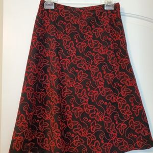Vintage B Moss black skirt, size 2